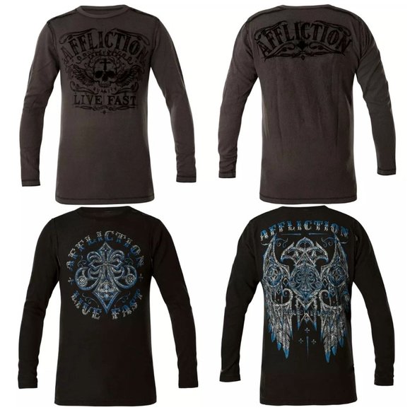Affliction Other - AFFLICTION Men's Thermal ROYAL IMPACT Reversible